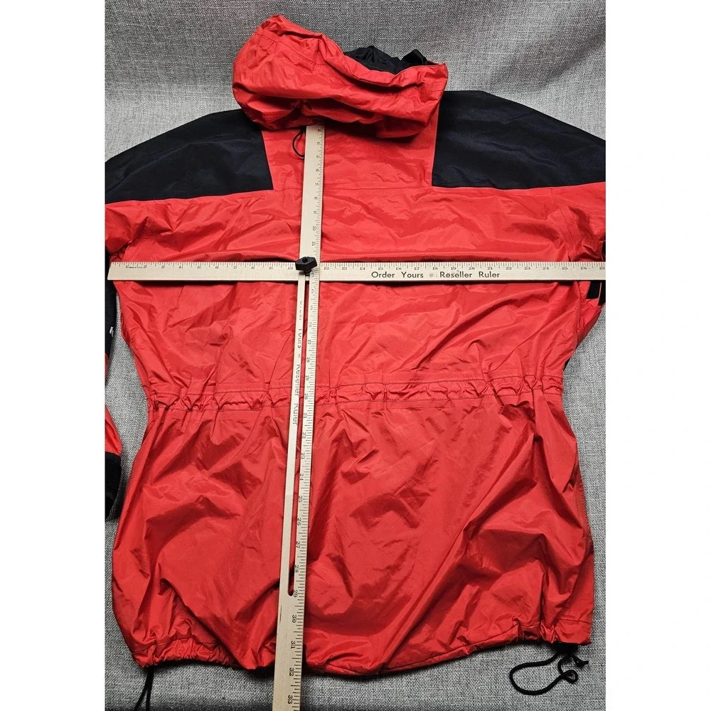 The North Face Jacket Mens XL Red Black Gore-Tex Hooded Ski Parka Nylon Outdoor